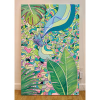 Electric Jungle, 48" x 30"
