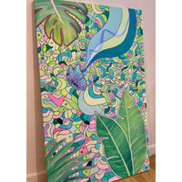 Electric Jungle, 48" x 30"