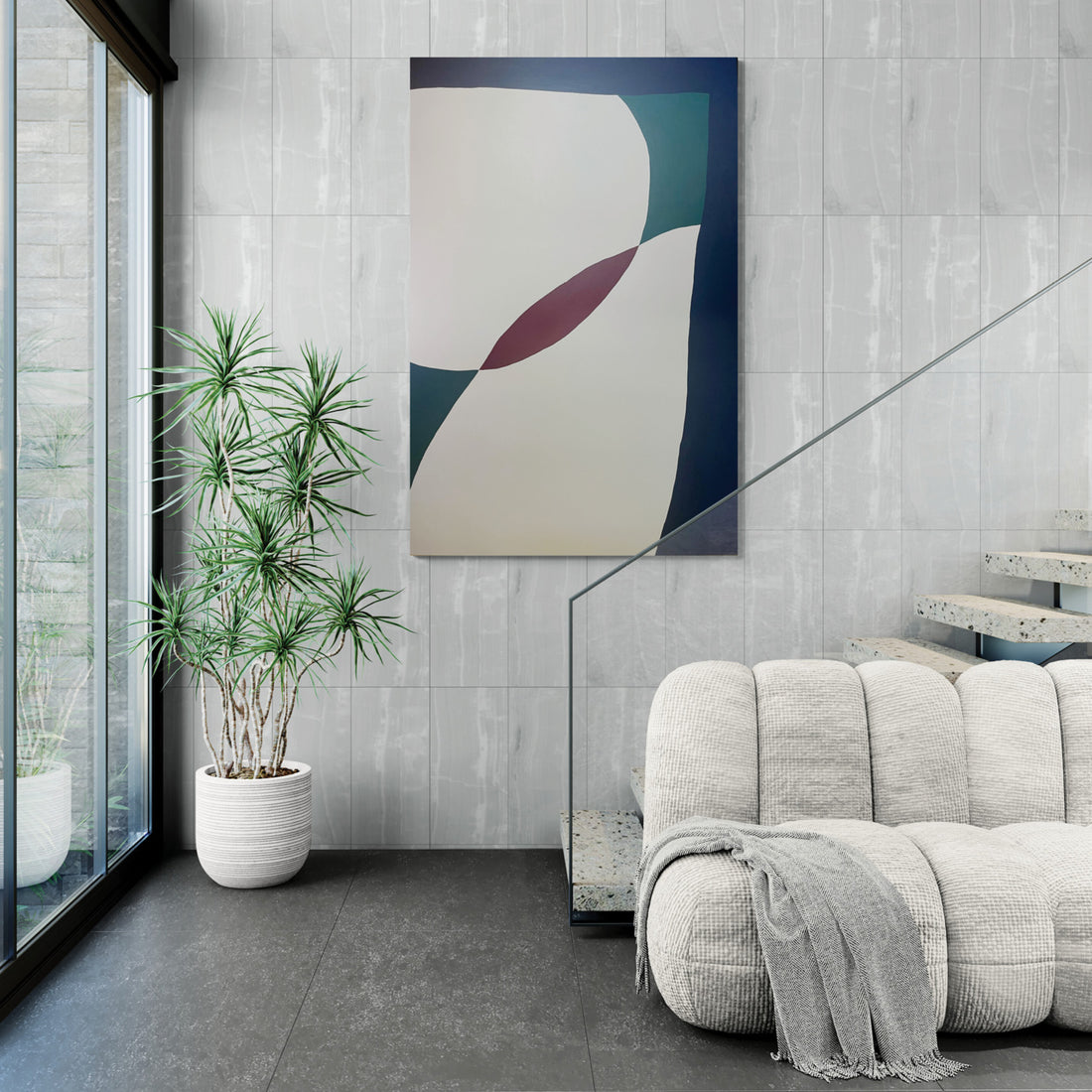 Are We Human?, 72" x 48"