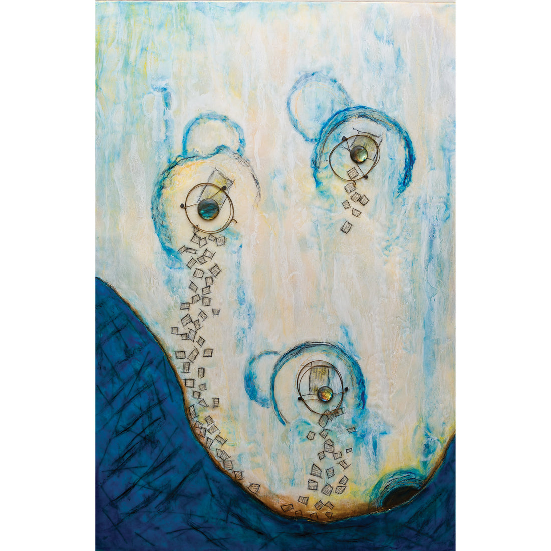 Imperfect Wheel of Life 240402, 36" x 24"