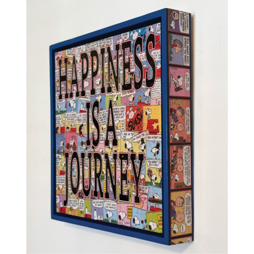 Happiness Is A Journey, 12" x 12"