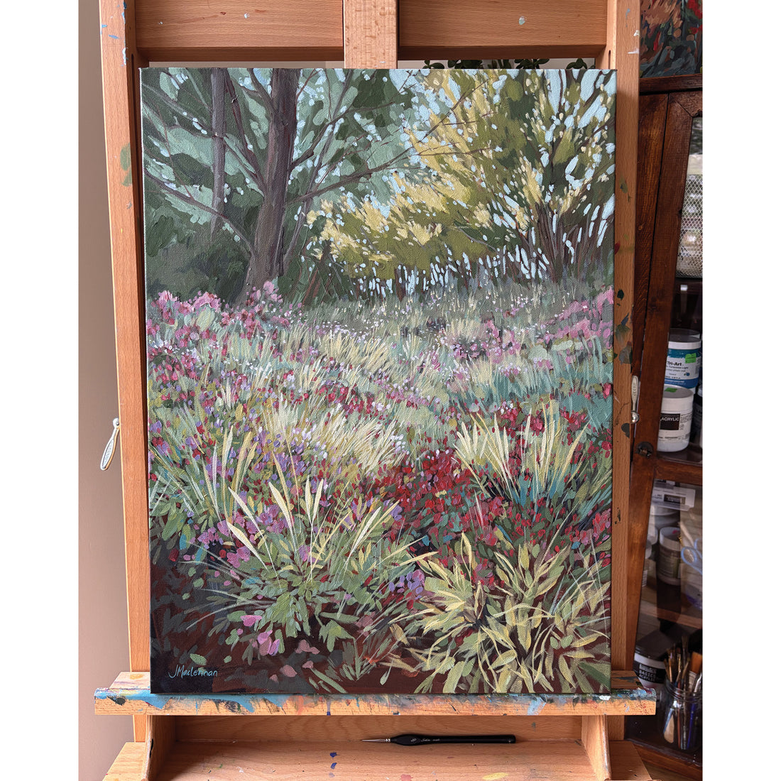 "Opening My Heart," 24" x 18"