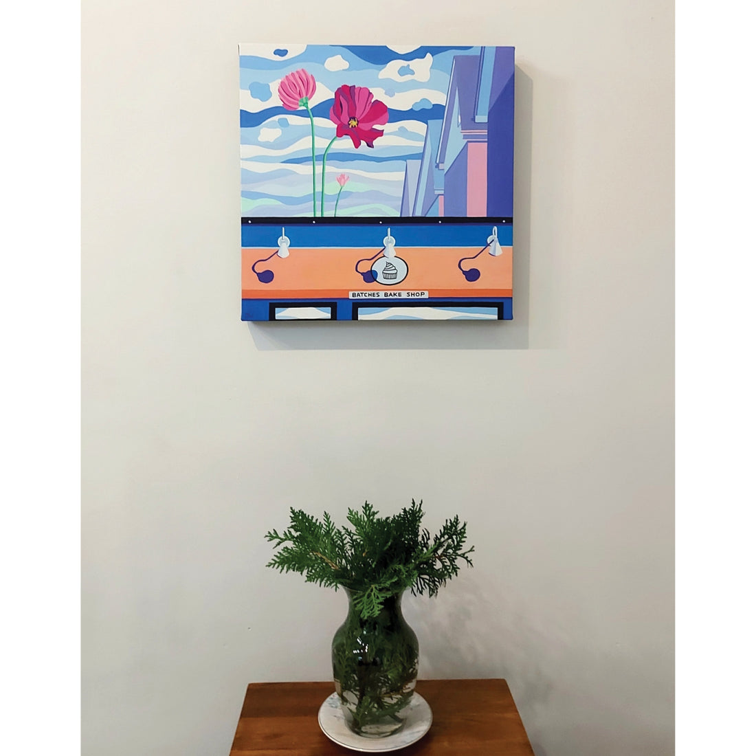 The Bake Shop, 18" x 18"