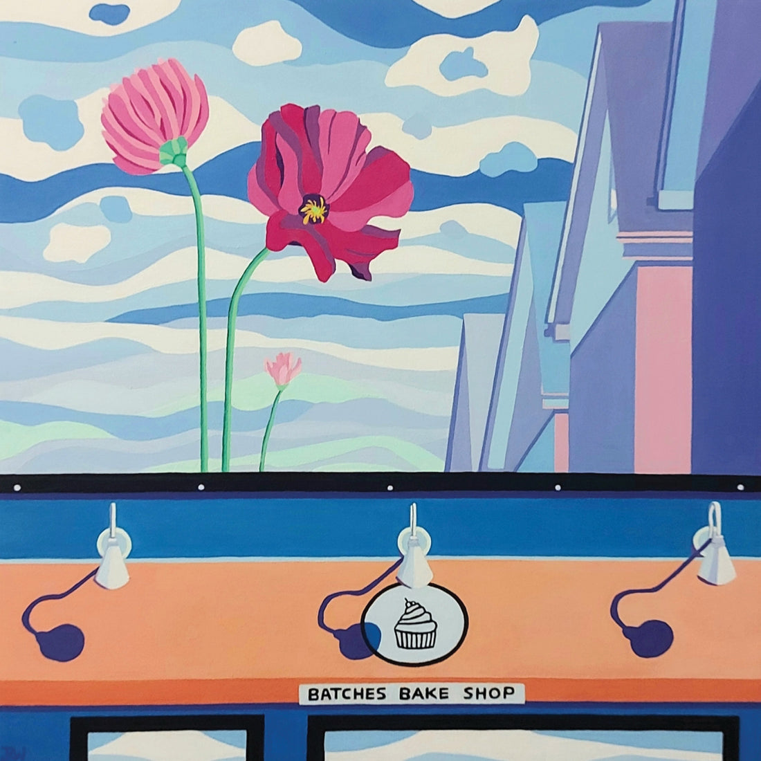 The Bake Shop, 18" x 18"