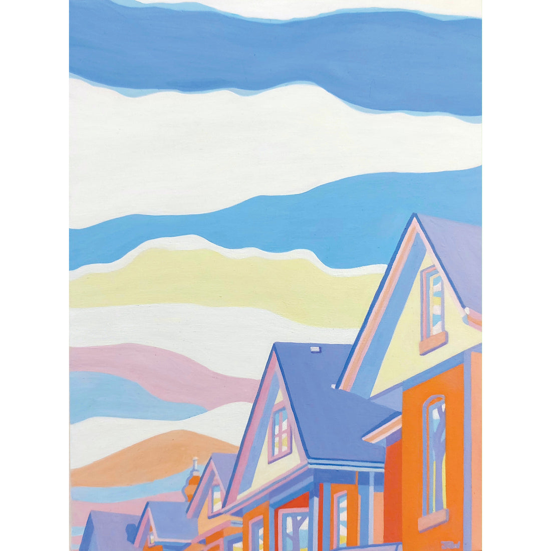 Dwellings #6, 16" x 12"