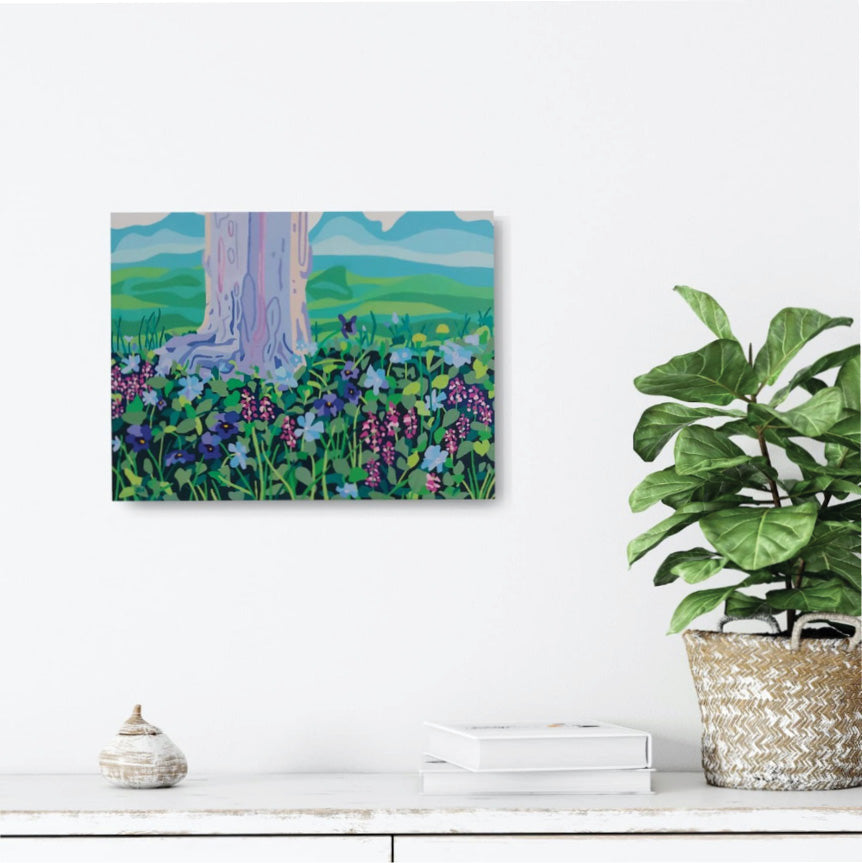 Painted Tree, 12" x 16"