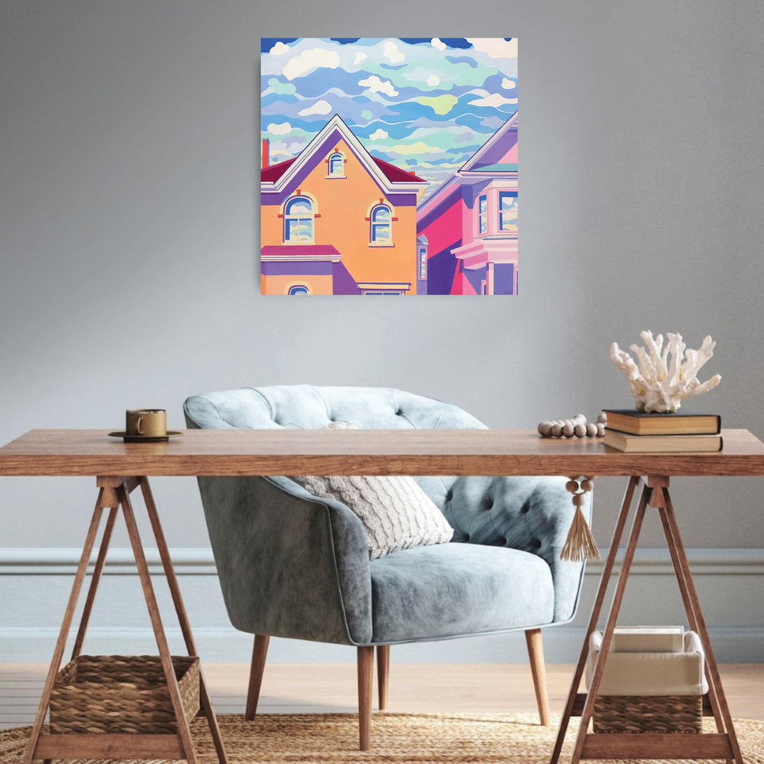 Side by Side, 24" x 24"