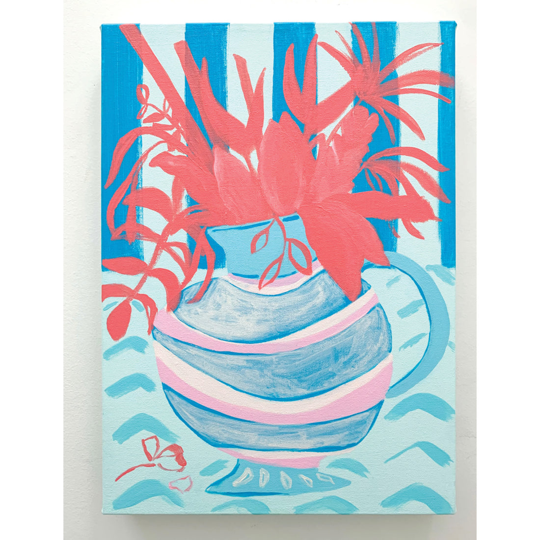 Palm-Fringed Dreams, 16" x 12"