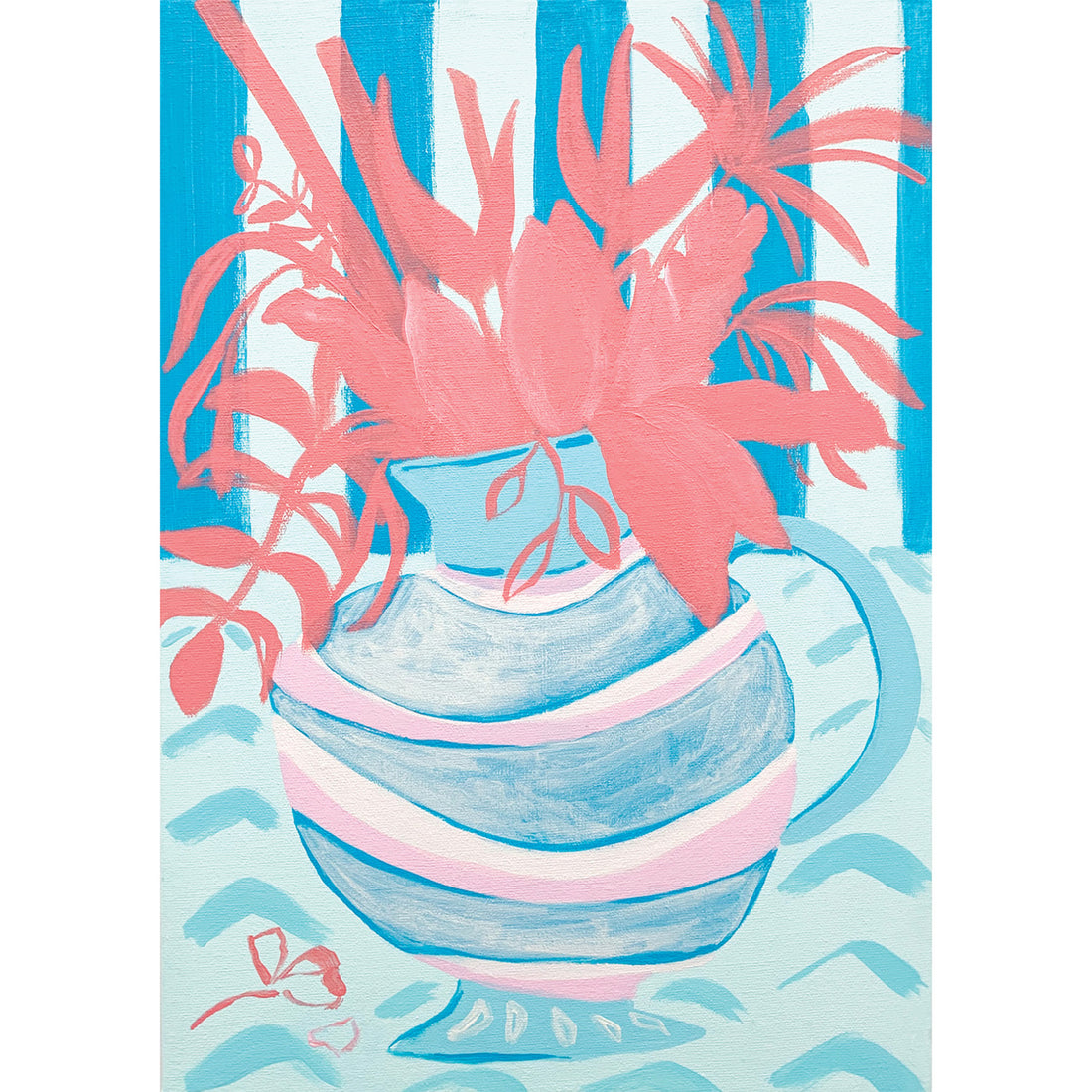 Palm-Fringed Dreams, 16" x 12"