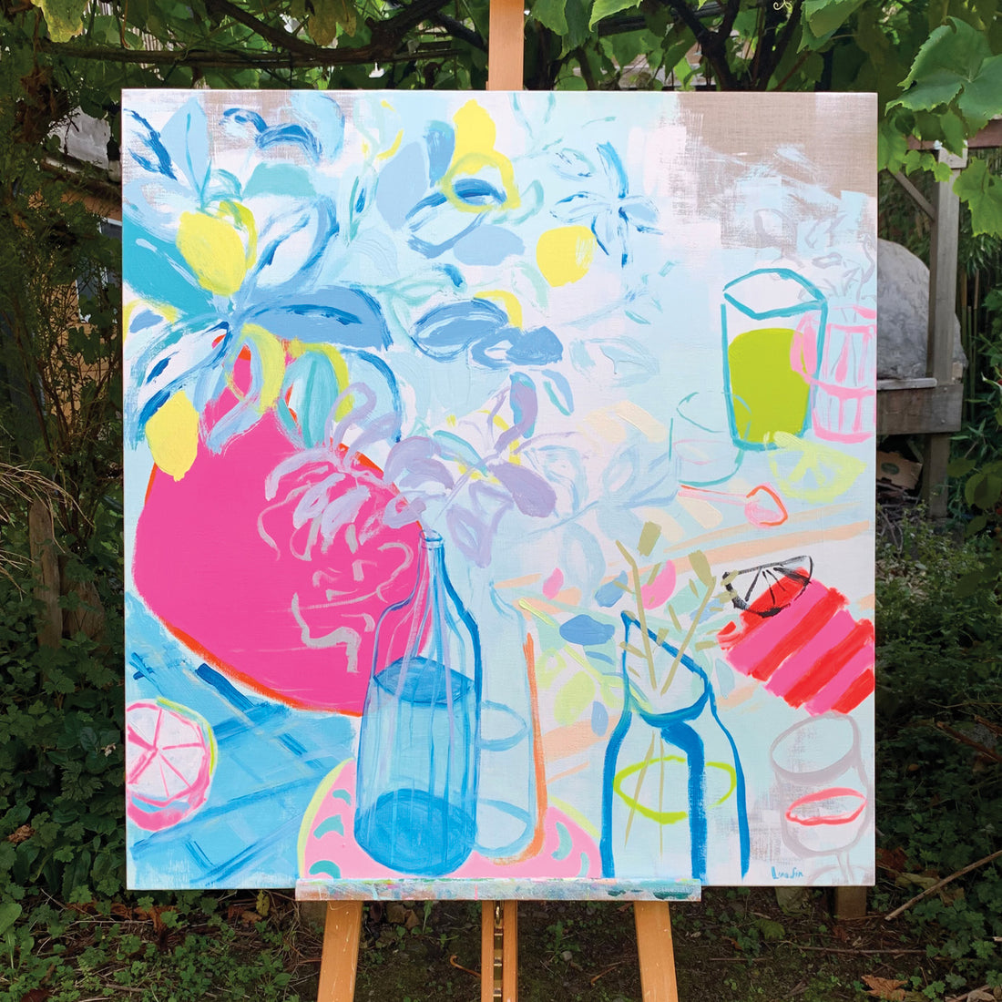 Stay Awhile, 36" x 36"