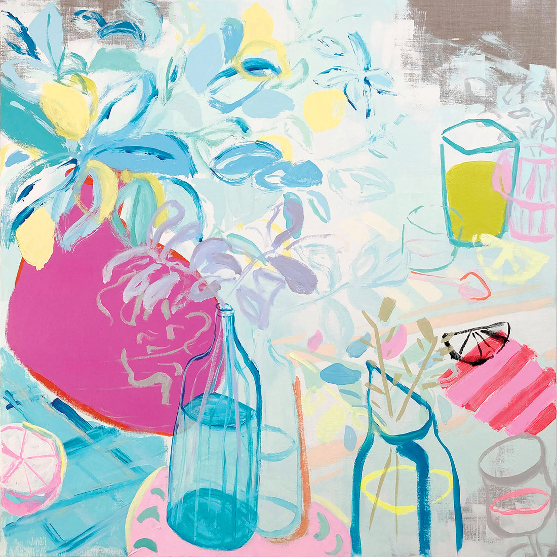 Stay Awhile, 36" x 36"