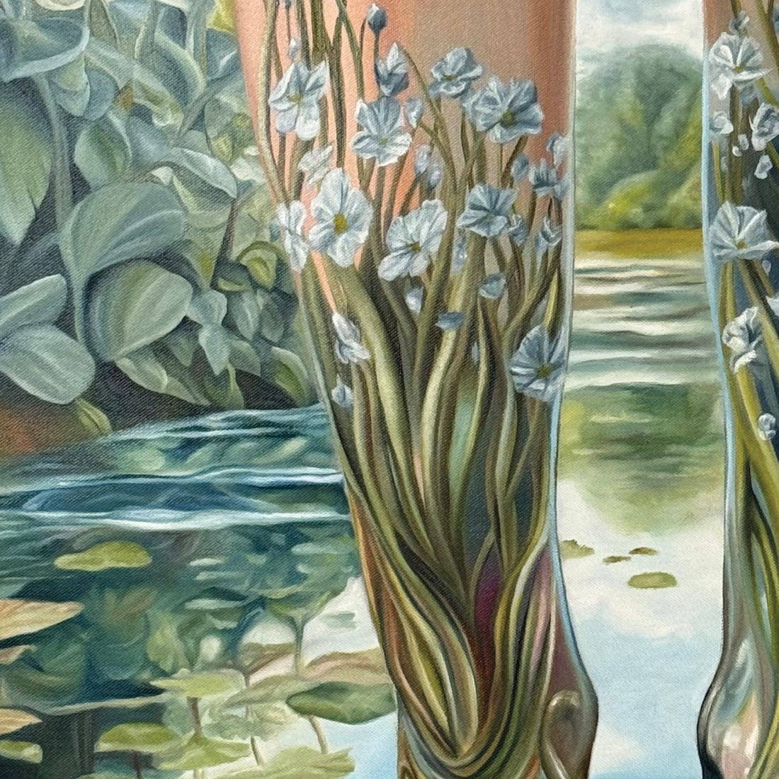 Bare to Pause, 36" x 24"