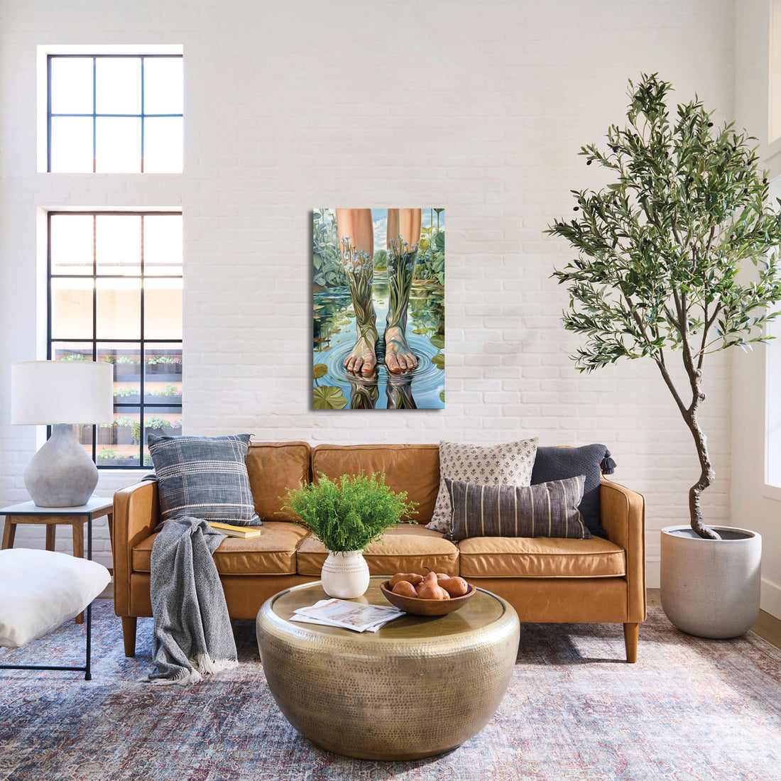 Bare to Pause, 36" x 24"