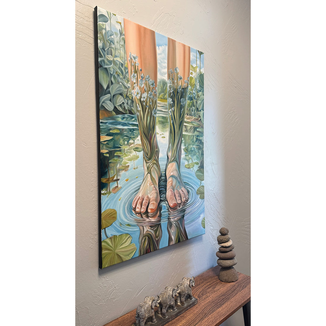 Bare to Pause, 36" x 24"