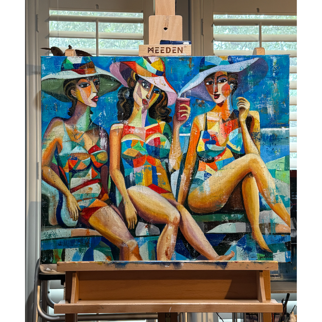 Sunny Day Soiree, 20" x 24"