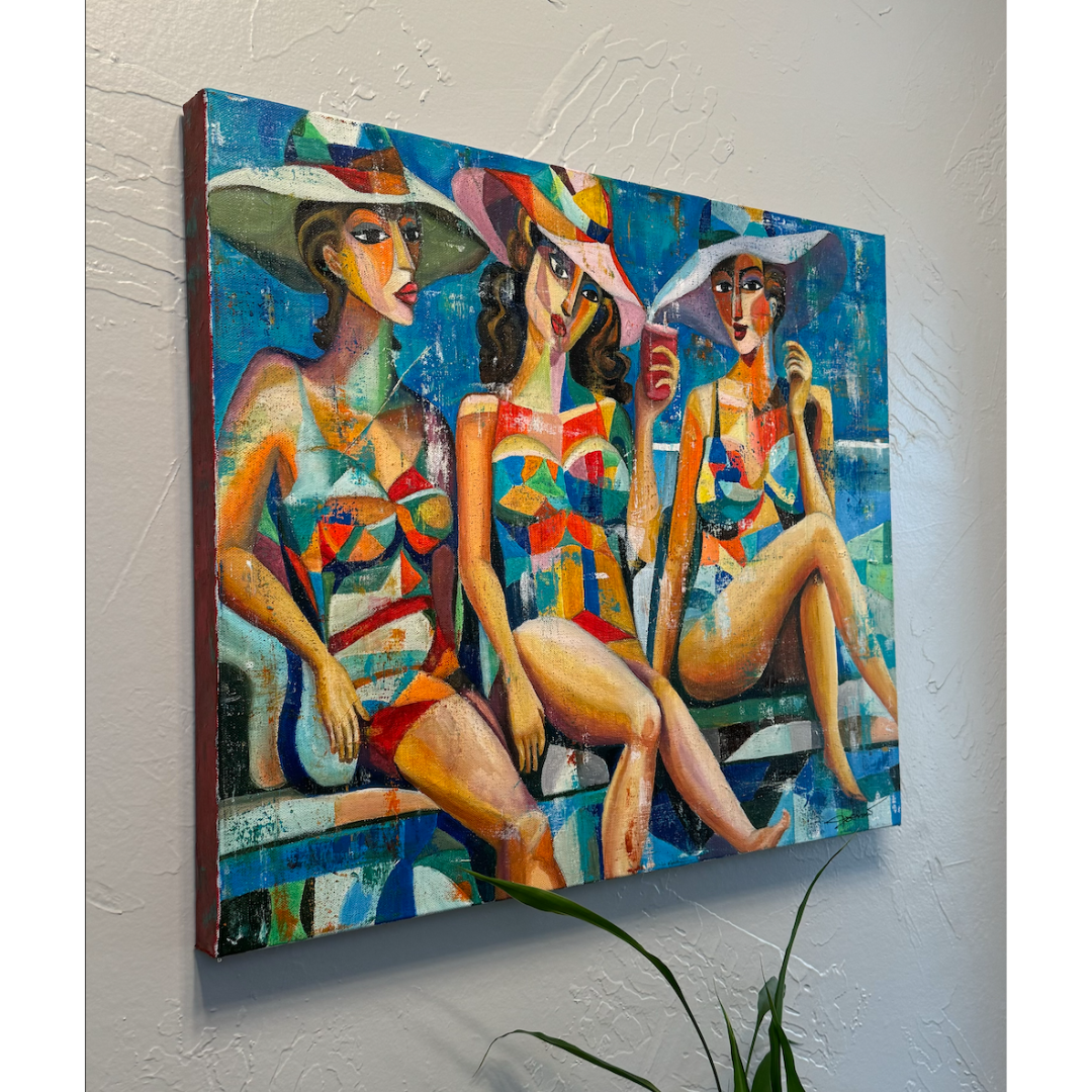 Sunny Day Soiree, 20" x 24"