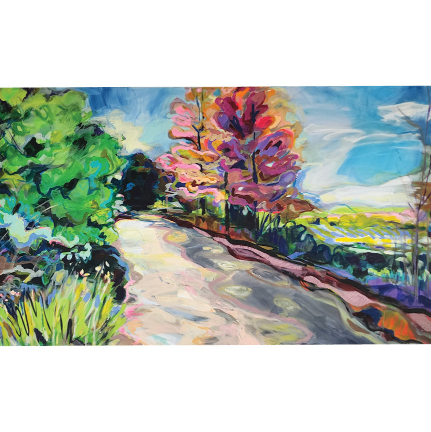 On a Country Road, 36" x 60"