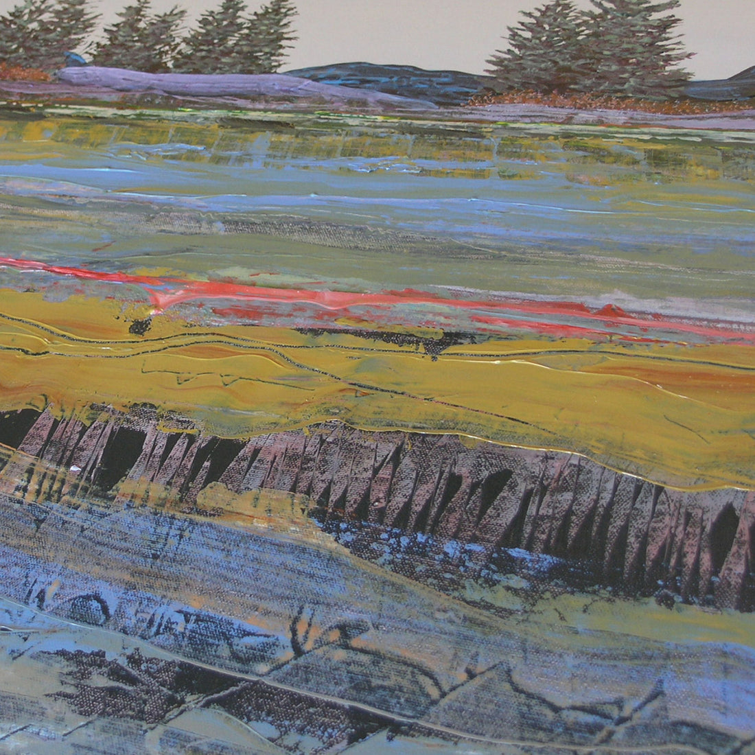 Back to Nature, 36" x 36"