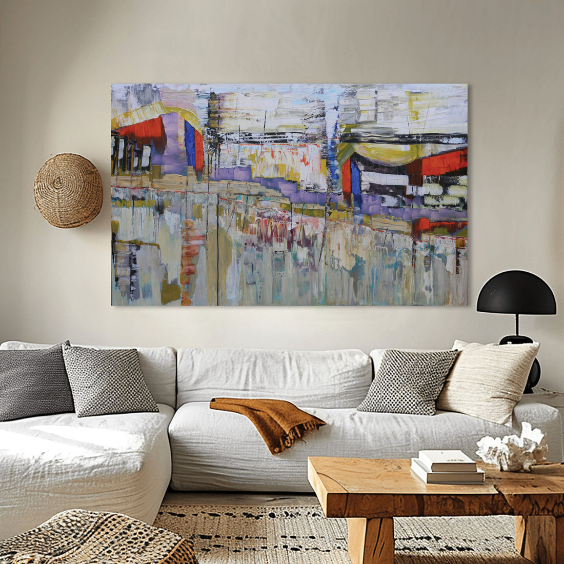 The Bazaar, 60" x 36"