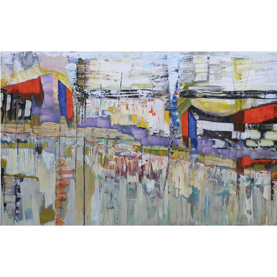 The Bazaar, 60" x 36"