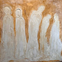 Gates of Reflection, 48" x 48"