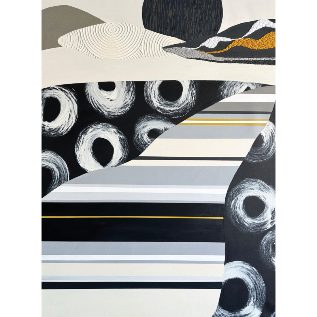 Melissa Passmore "The Long Way Home" abstract painting Canadian Artist