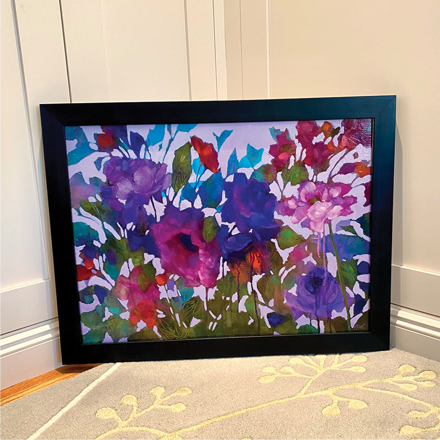 Twilight Garden, 18" x 24"