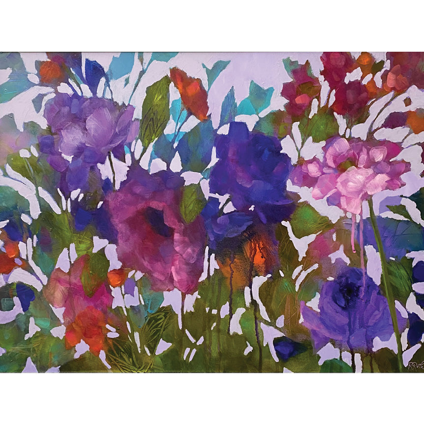 Twilight Garden, 18" x 24"