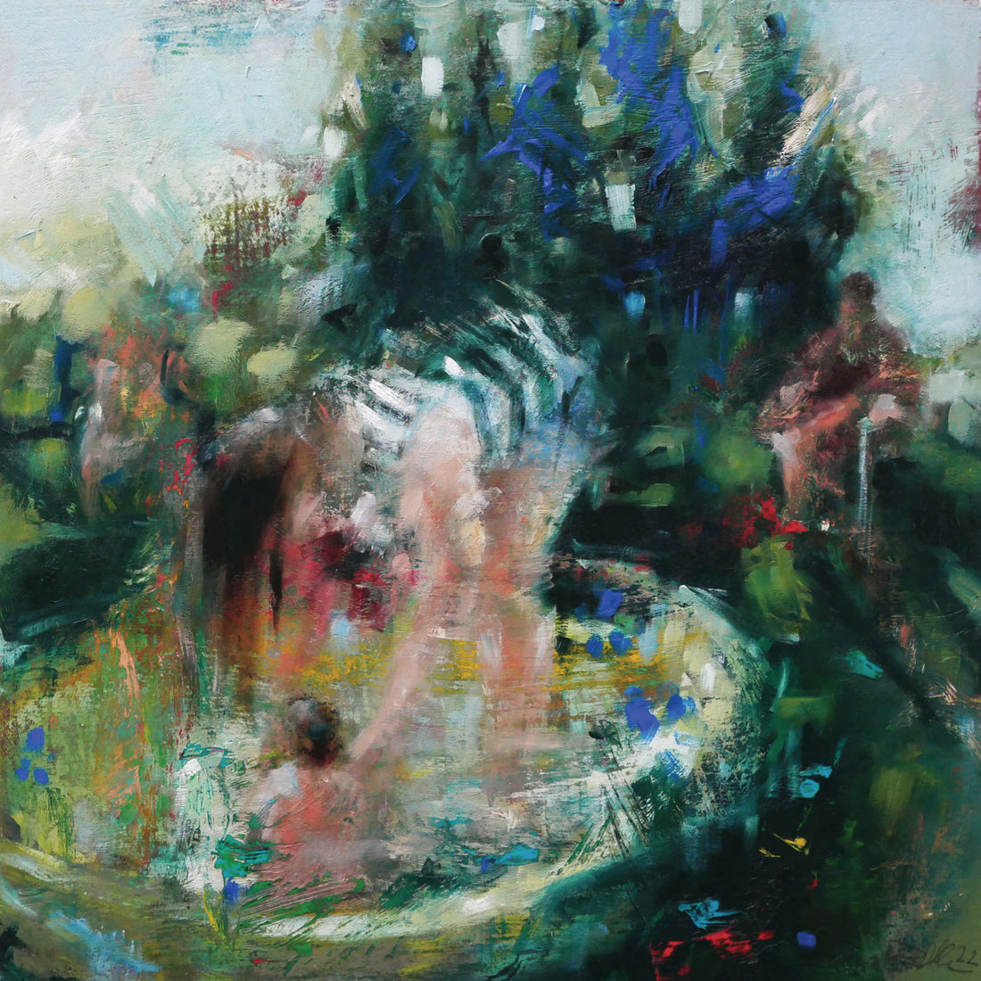 Fragmented Memory, 16" x 16"