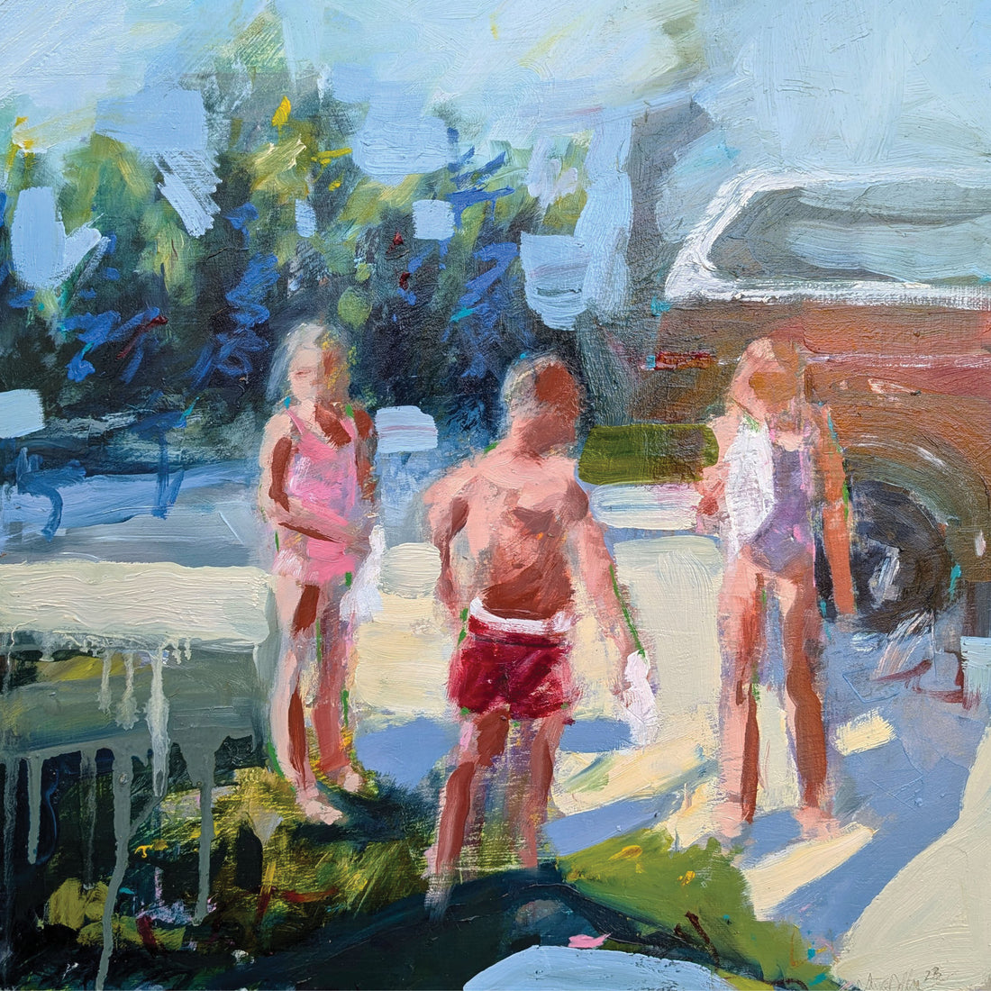 Intersections, 16" x 16"