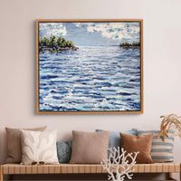 Riding Waves, 42" x 48"
