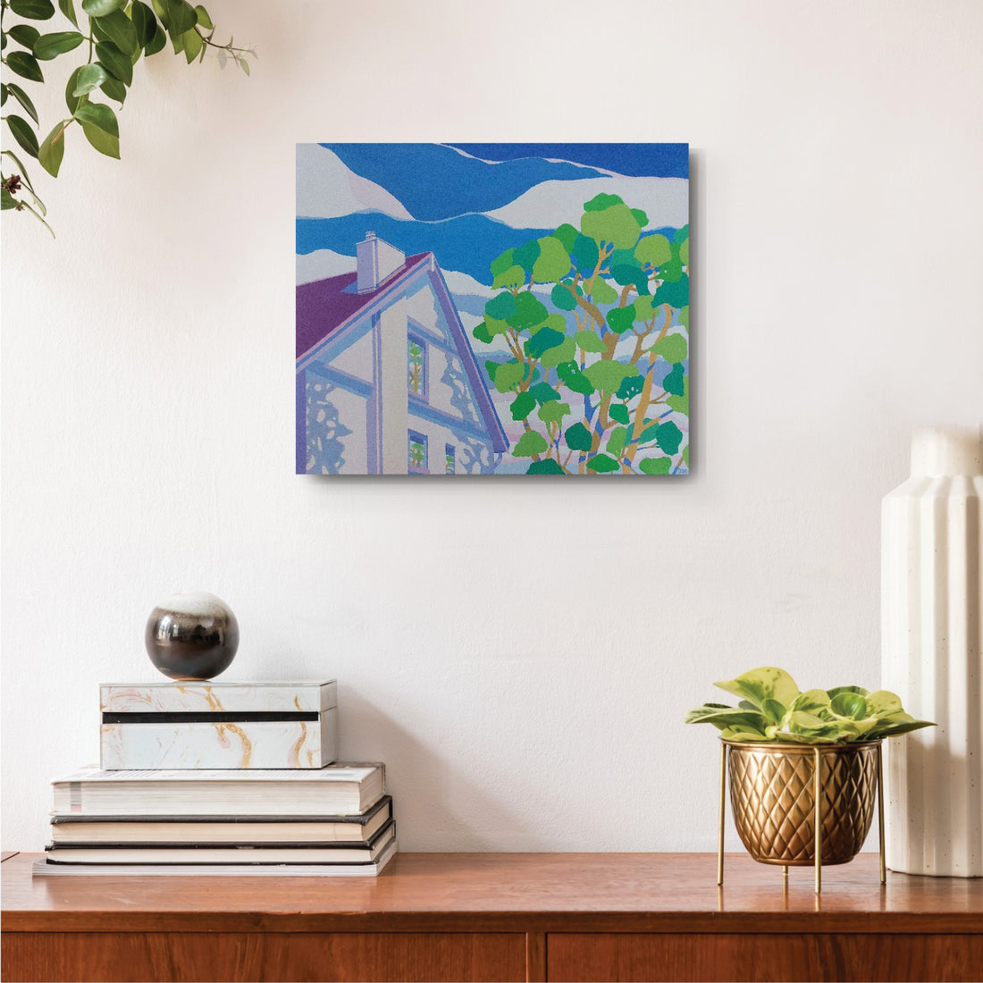 Jodi Kitto-Ward "Growth" landscape painting Canadian Artist