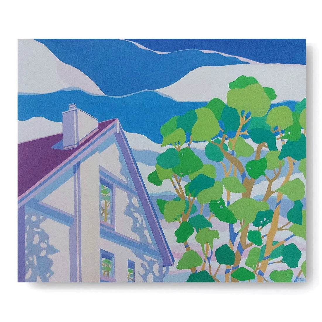 Jodi Kitto-Ward "Growth" landscape painting Canadian Artist