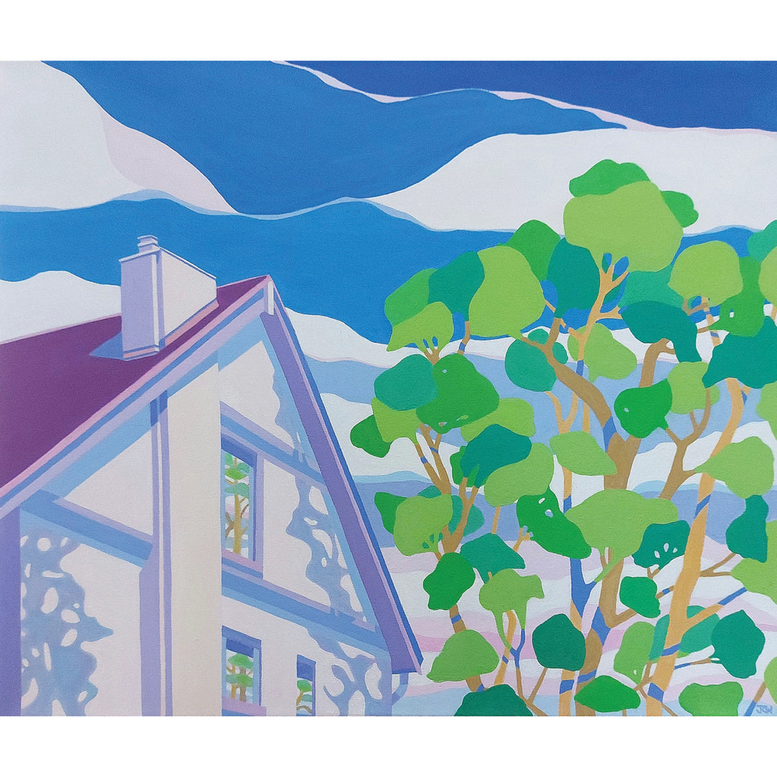 Jodi Kitto-Ward "Growth" landscape painting Canadian Artist