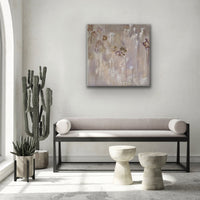 Mishel Schwartz "Ascending" abstract floral painting Canadian artist
