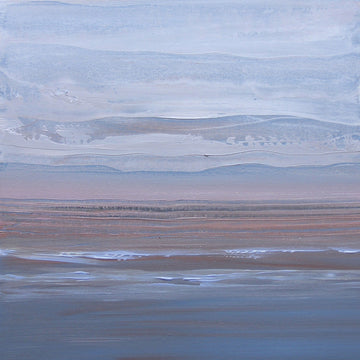 Loretta Kaltenhauser "Misty Mountain" abstract landscape painting Canadian artsit