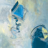 Connie OConnor "Dance of the Cosmos" abstract painting Canadian Artist