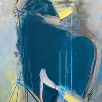 Connie OConnor "Dance of the Cosmos" abstract painting Canadian Artist