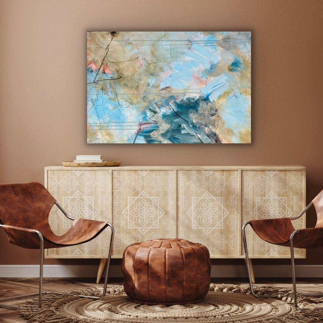 Connie OConnor "Inner Peace" abstract painting Canadian artist