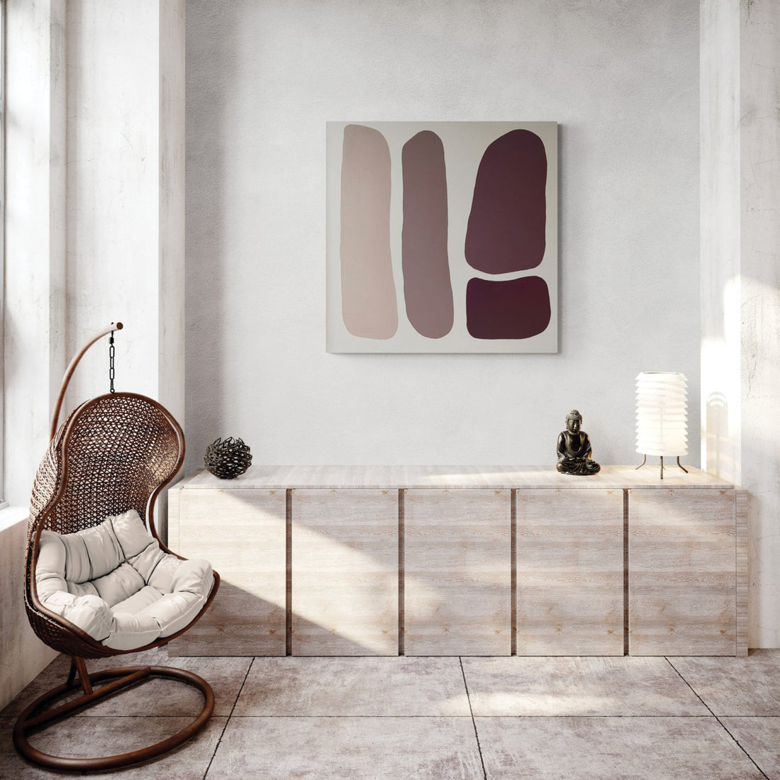 Fiona Debell "Air" abstract painting Canadian artist Kefi Art Gallery