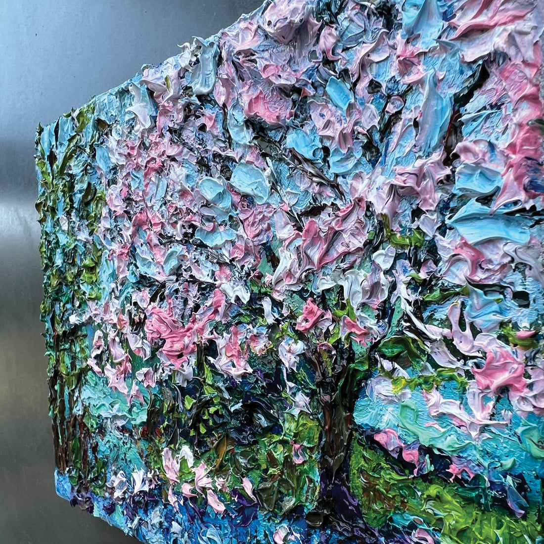 Cherry Blossom Moment, 6" x 8"