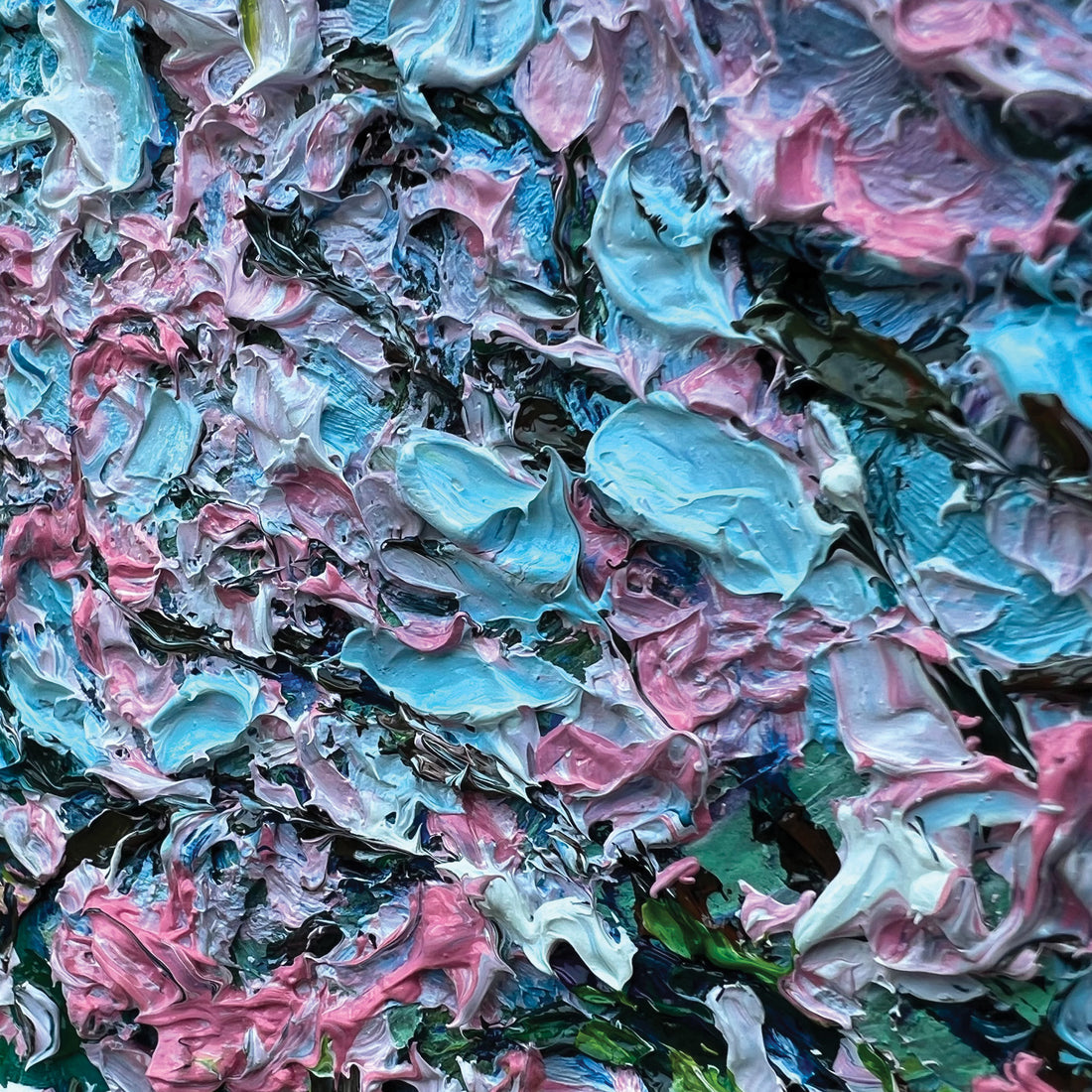 Cherry Blossom Moment, 6" x 8"