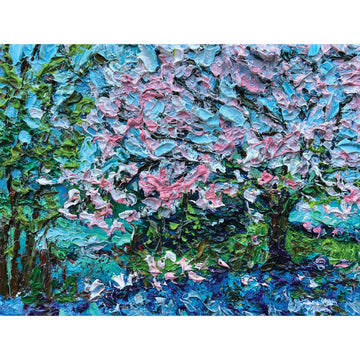 Anastasia Fedorova "Cherry Blossom Moment" landscape painting