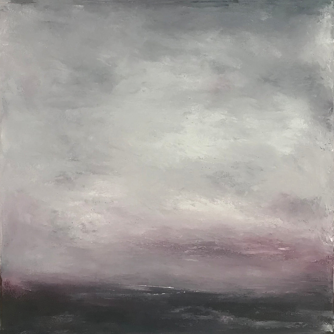 Jacques Descoteaux "Never Look Back" abstract painting Canadian artist