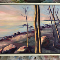 Marta Stares "Your Love is a Lake" landscape painting Canadian Art