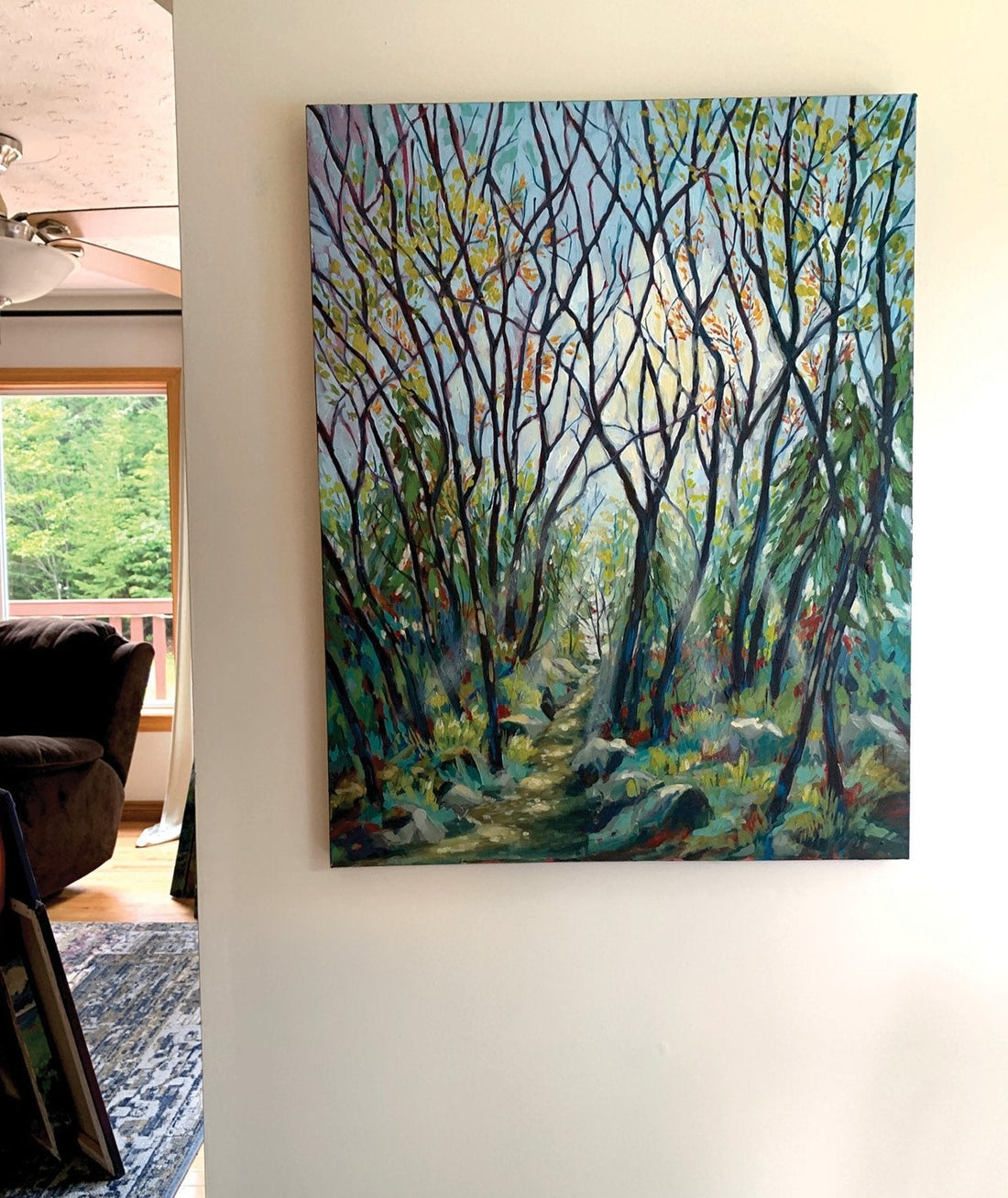 Joanne MacLennan, "An Autumn Stroll"