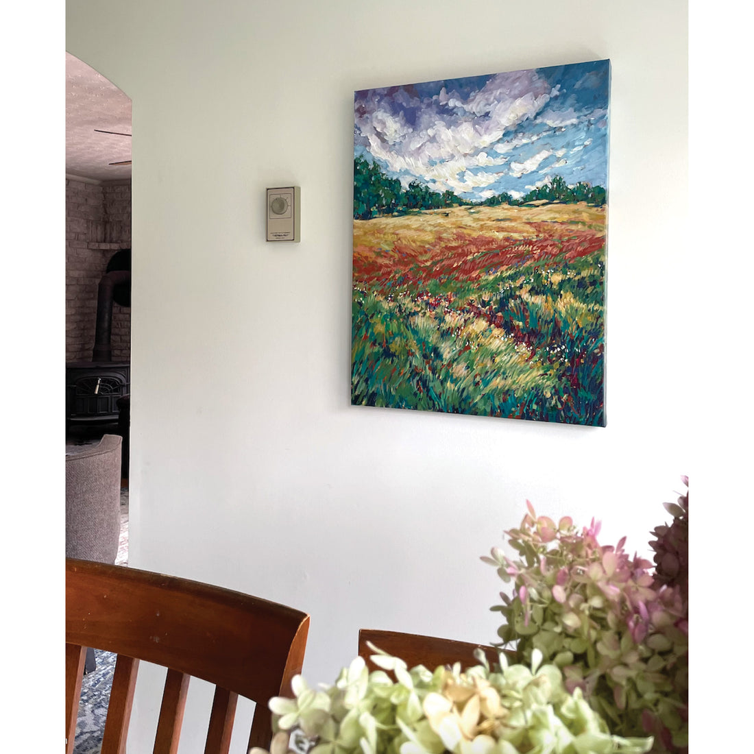 Joanne MacLennan "Hillside Splendour" landscape painting Canadian Artist