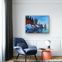 Dreaming About Stanley Park Seawall, 30" x 40"