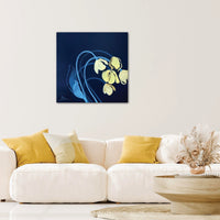 Bibiana Hooper "I Found You, Beautiful 1" abstract floral painting Canadian artist Kefi Art Gallery