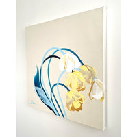 Bibiana Hooper "I found you, Beautiful 2" abstract floral painting Canadian artist Kefi Art Gallery